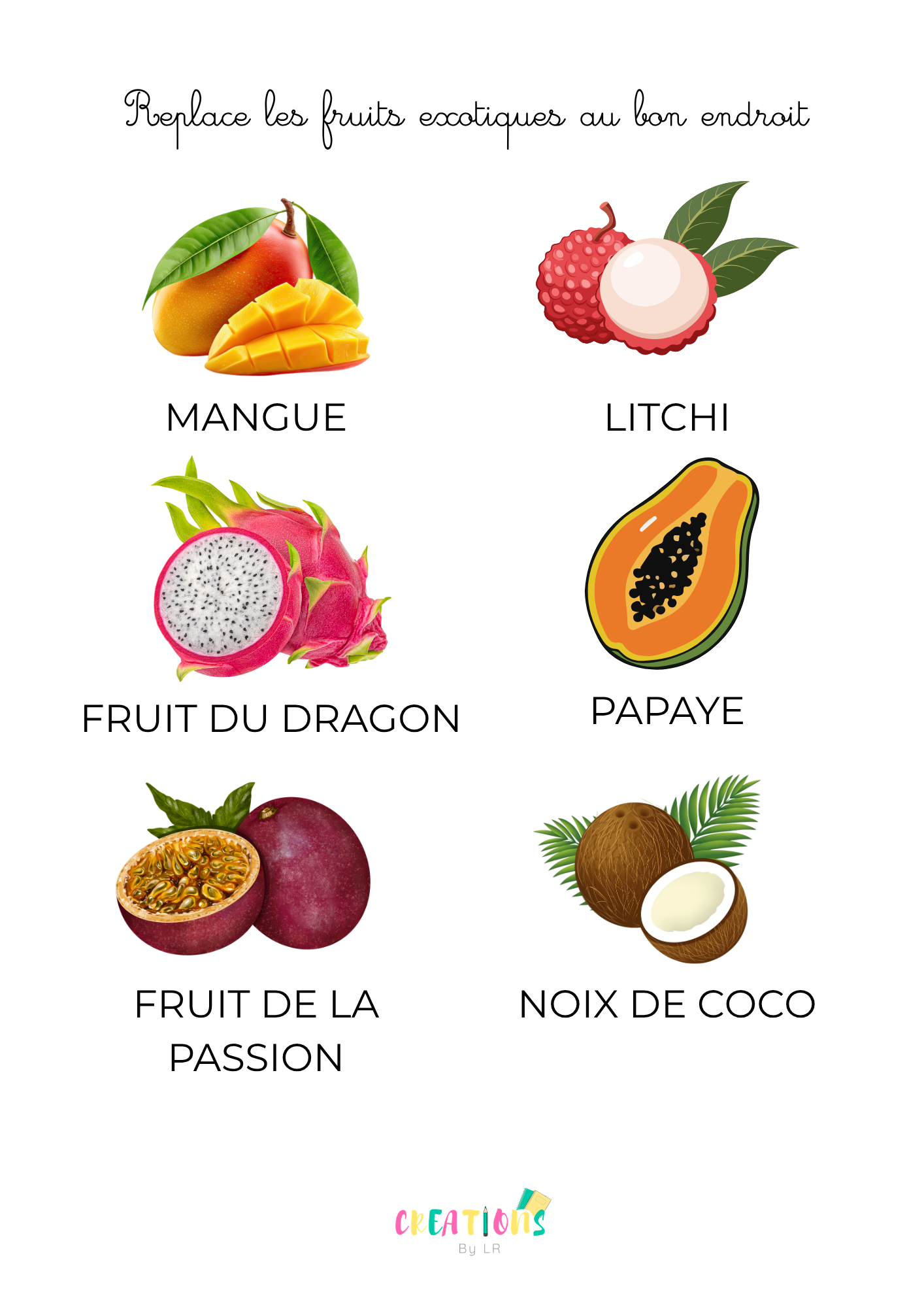 Fruits exotiques 🥭