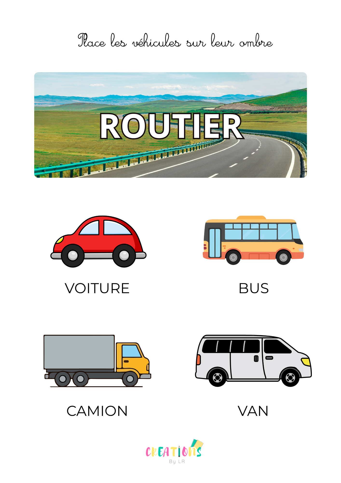 Véhicules routiers 🚗