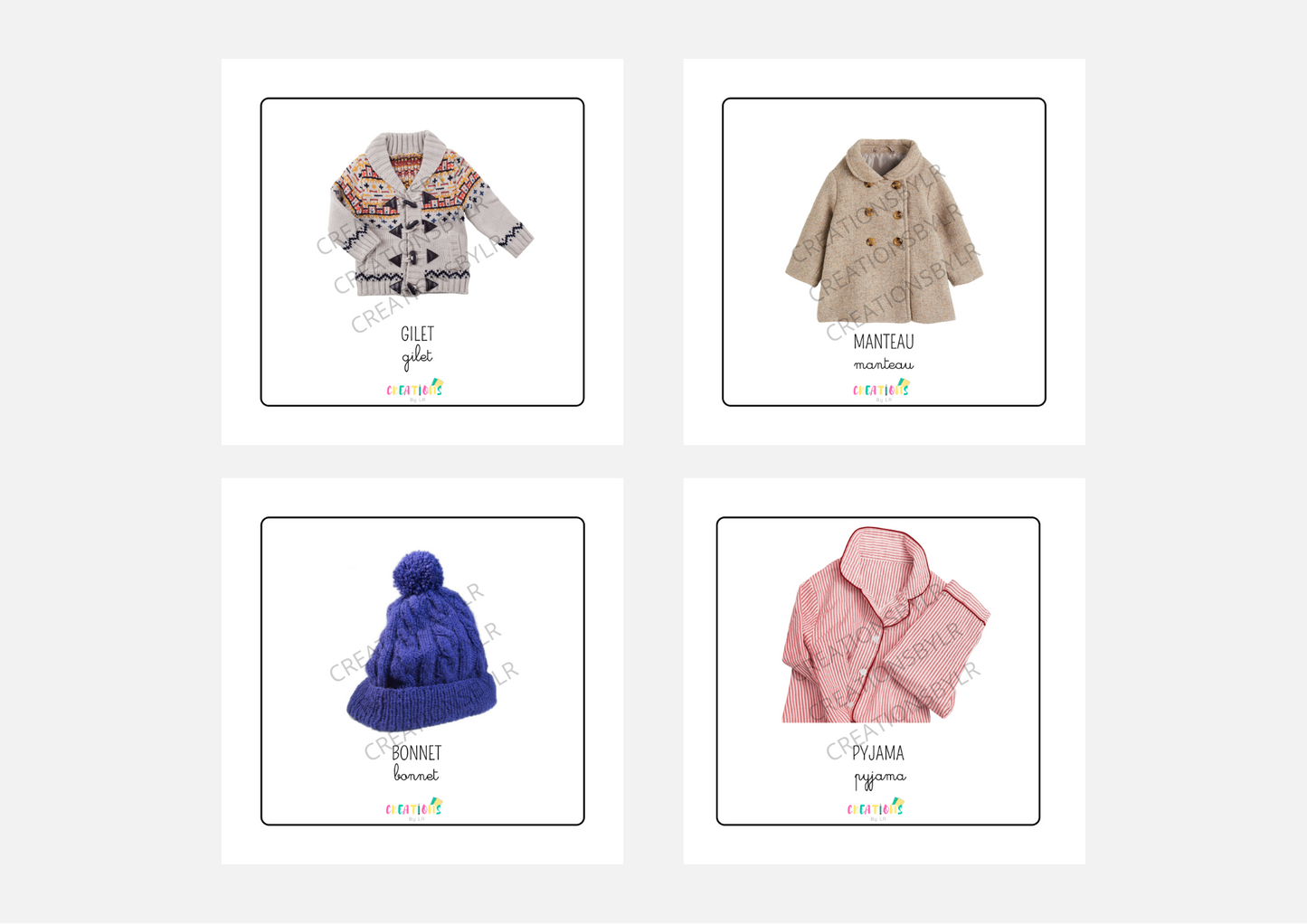 Mon premier imagier : VÊTEMENTS