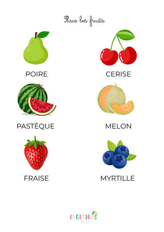 Fruits d'été 🍉