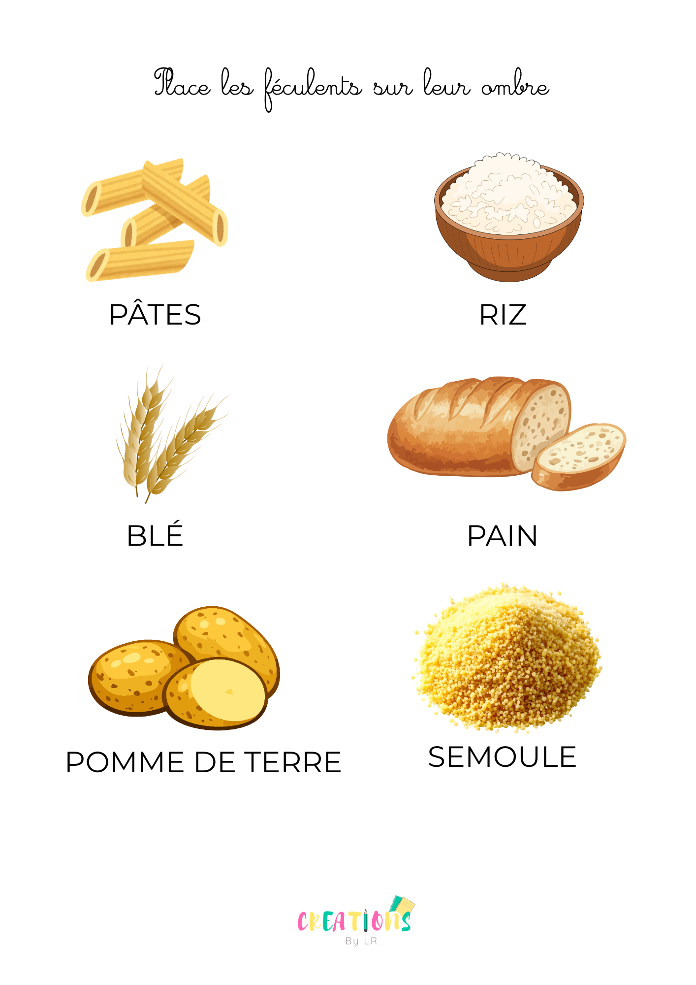 Les féculents 🍝