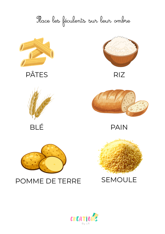 Les féculents 🍝