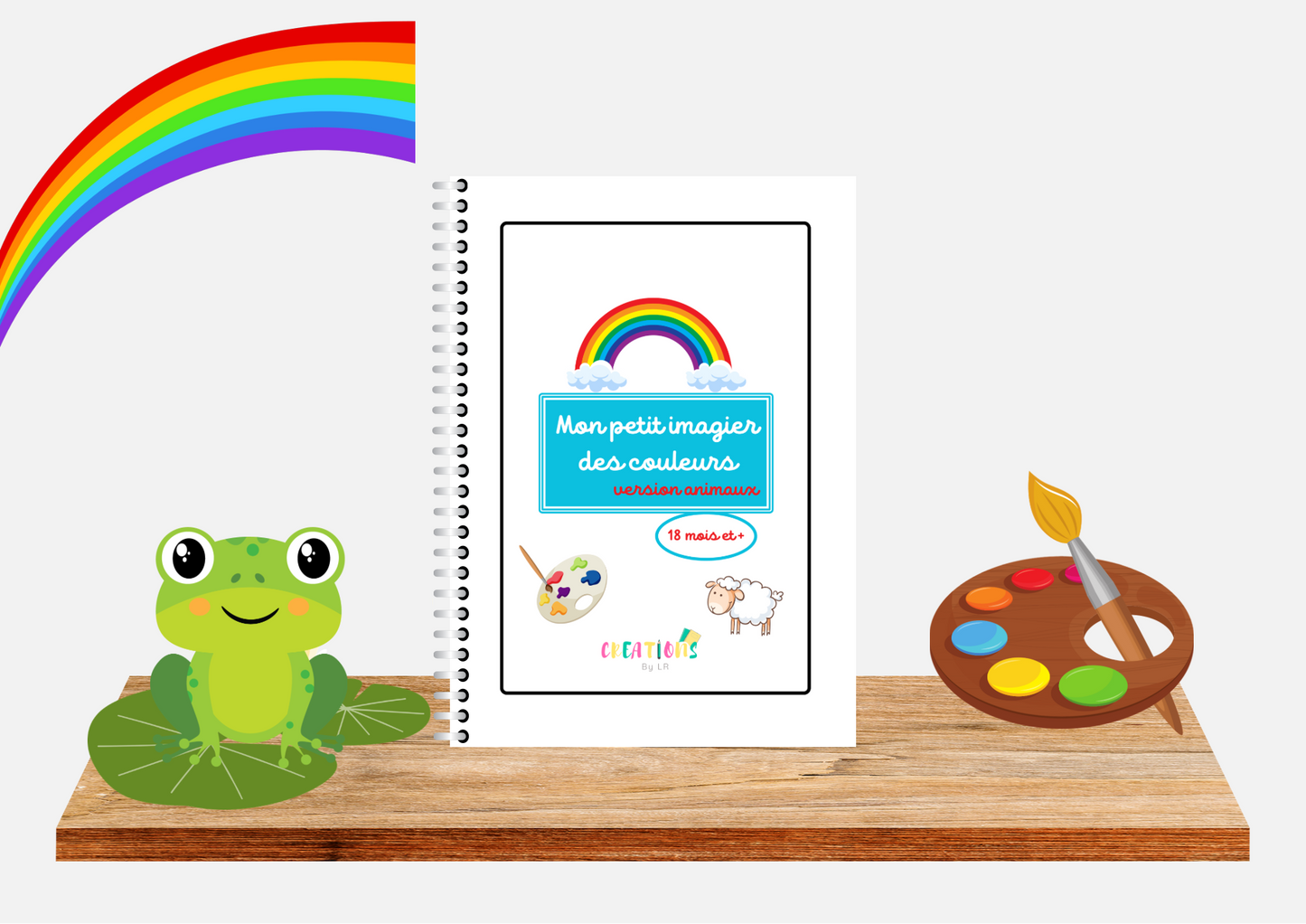 Mon petit imagier des couleurs : VERSION ANIMAUX