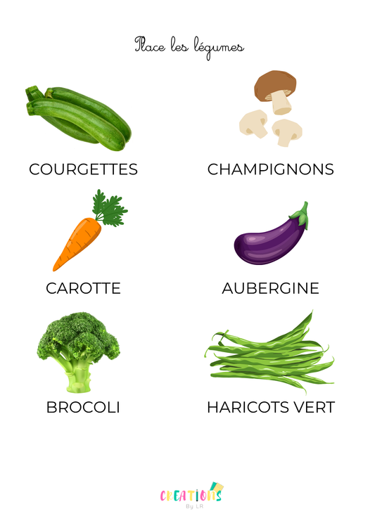 Les légumes 🥦