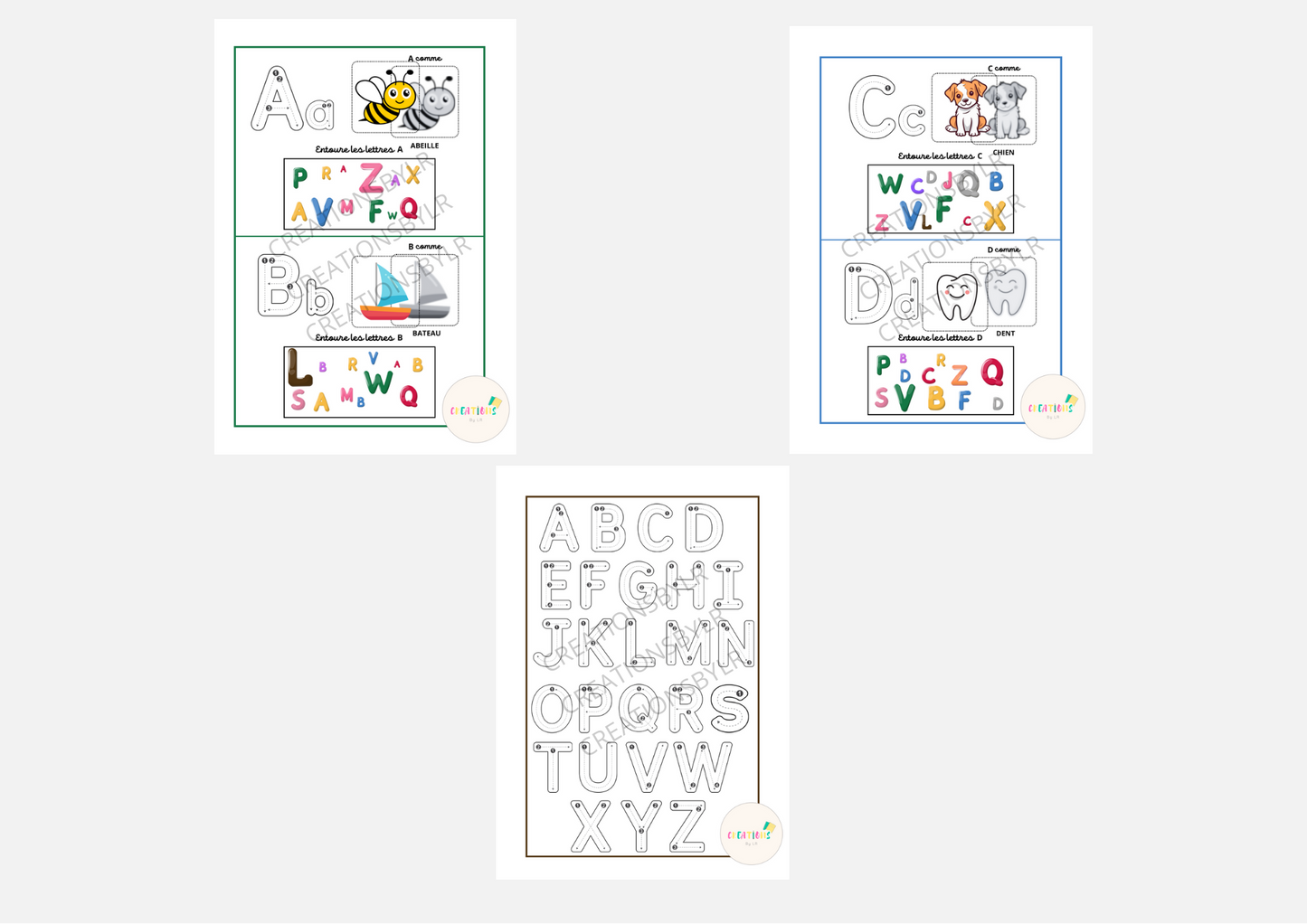 Livret d’activités : L’ALPHABET