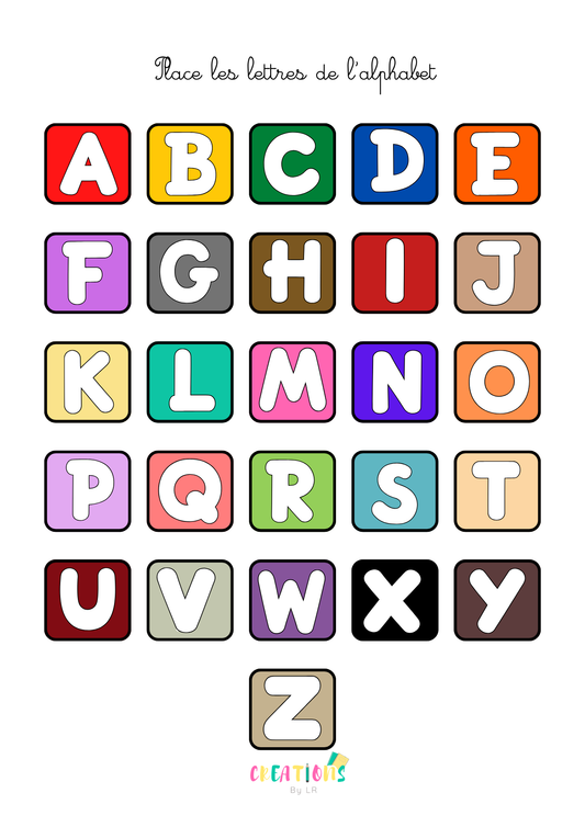 L'alphabet 🔤
