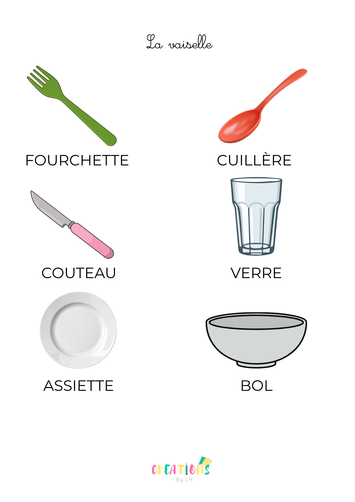 La vaisselle 🍽️