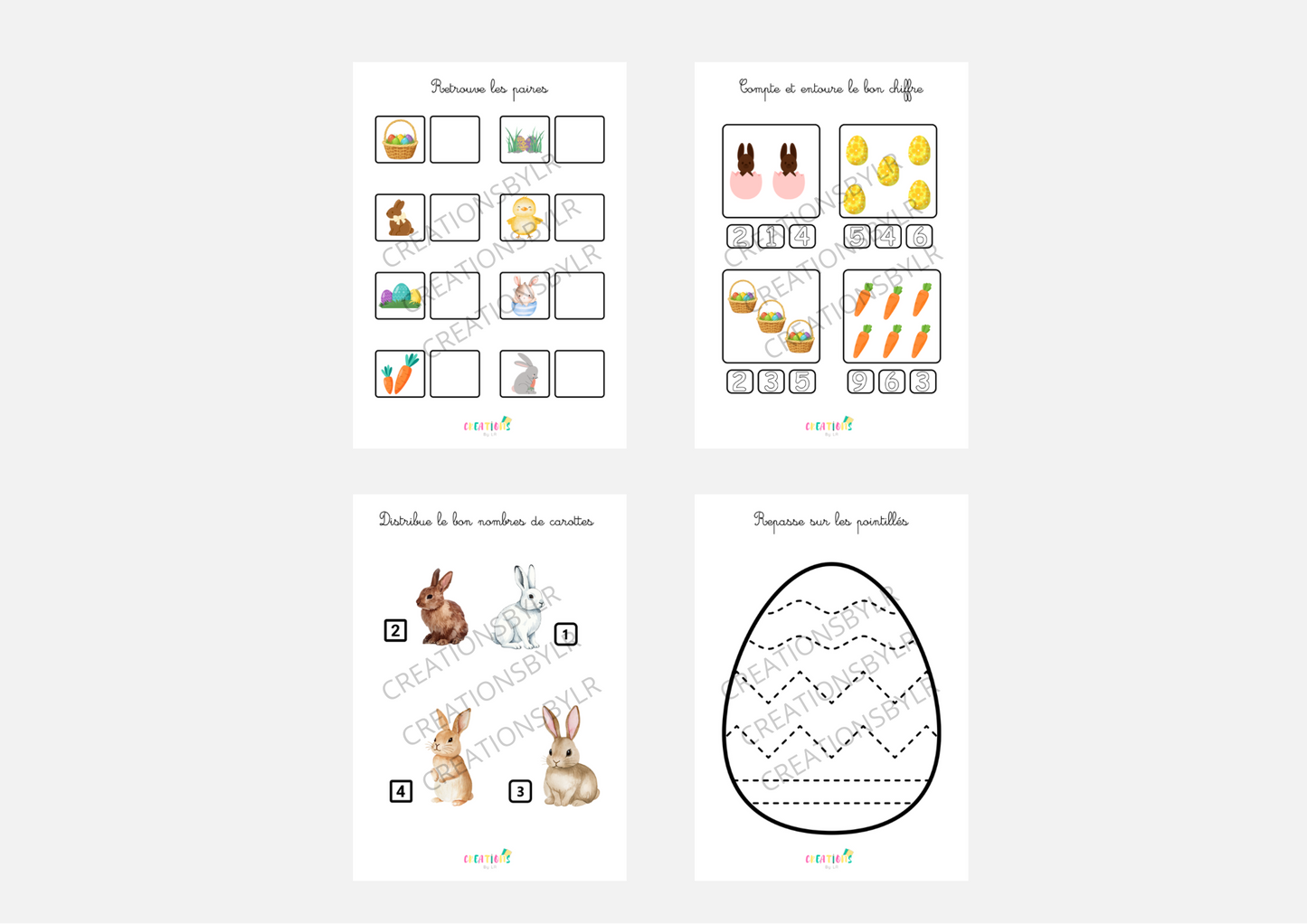 Mon livret d’activités : PÂQUES 🐣