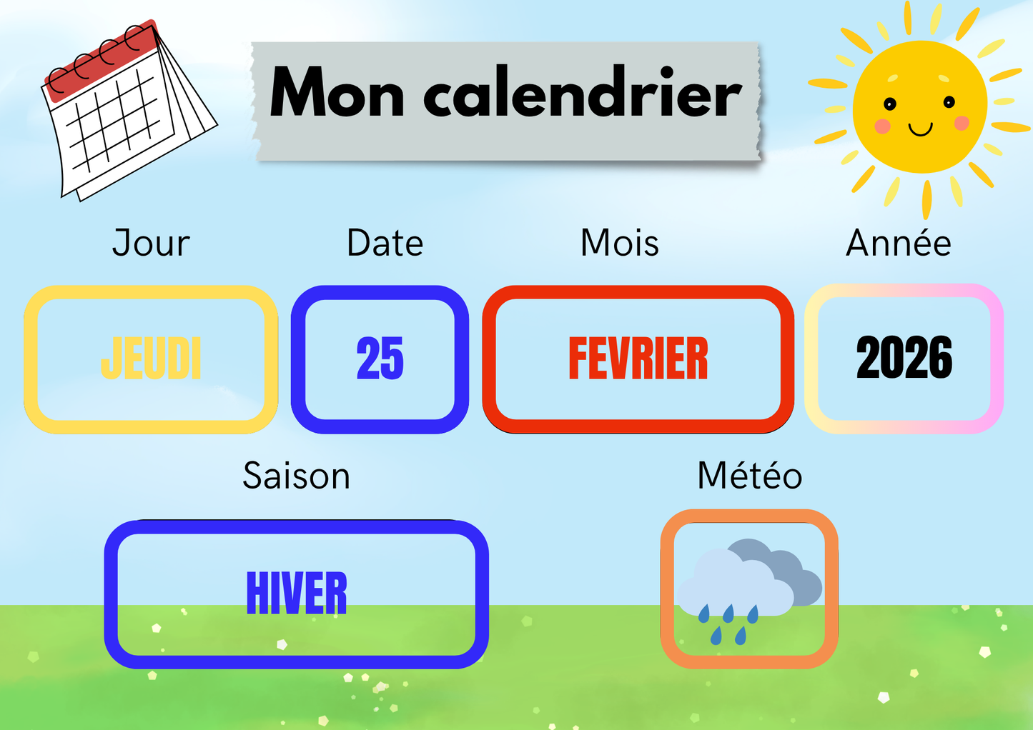 Mon calendrier